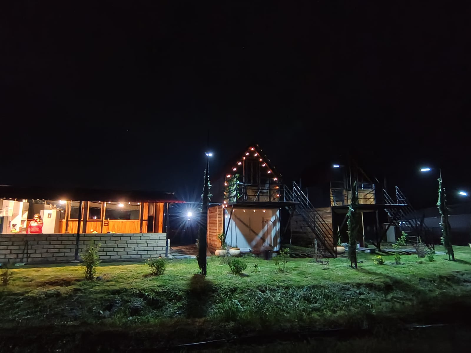 Cabaña Lluvia de Estrellas exterior